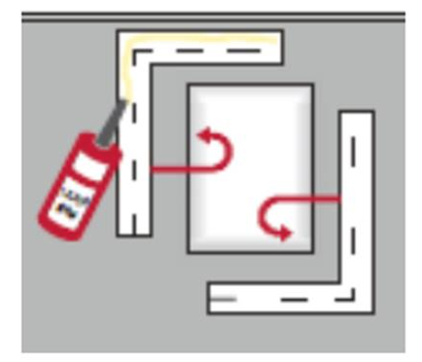 Invisible Installation Angle, drywall for INV slim (W410 x H625 x D52 mm)