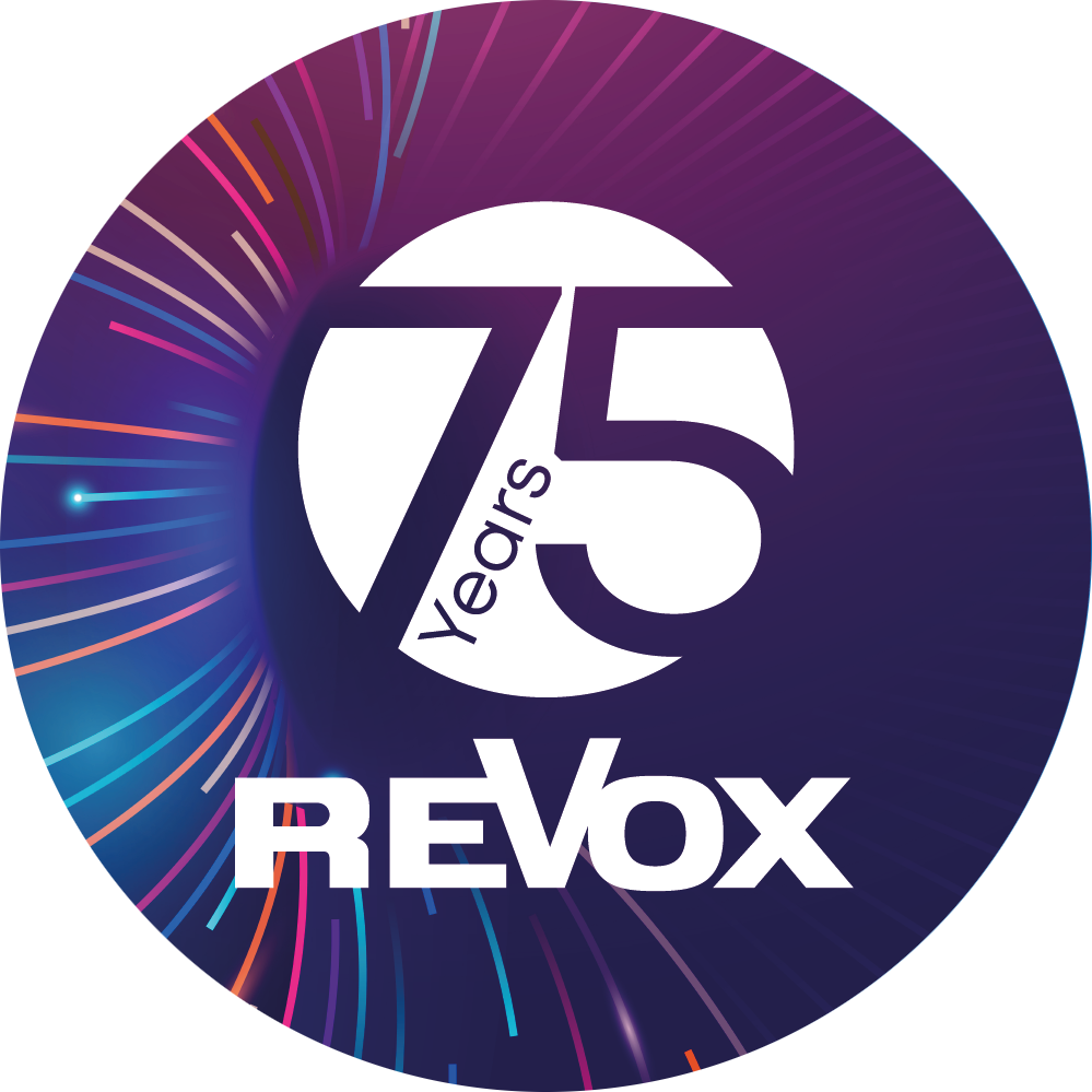 Sticker 75 years Revox