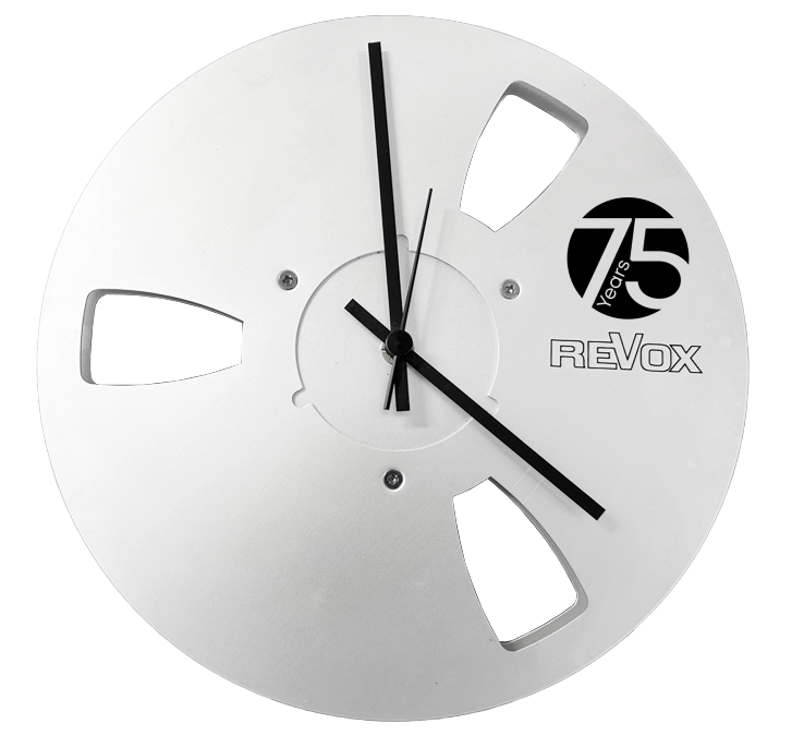 Wall clock 75 years Revox
